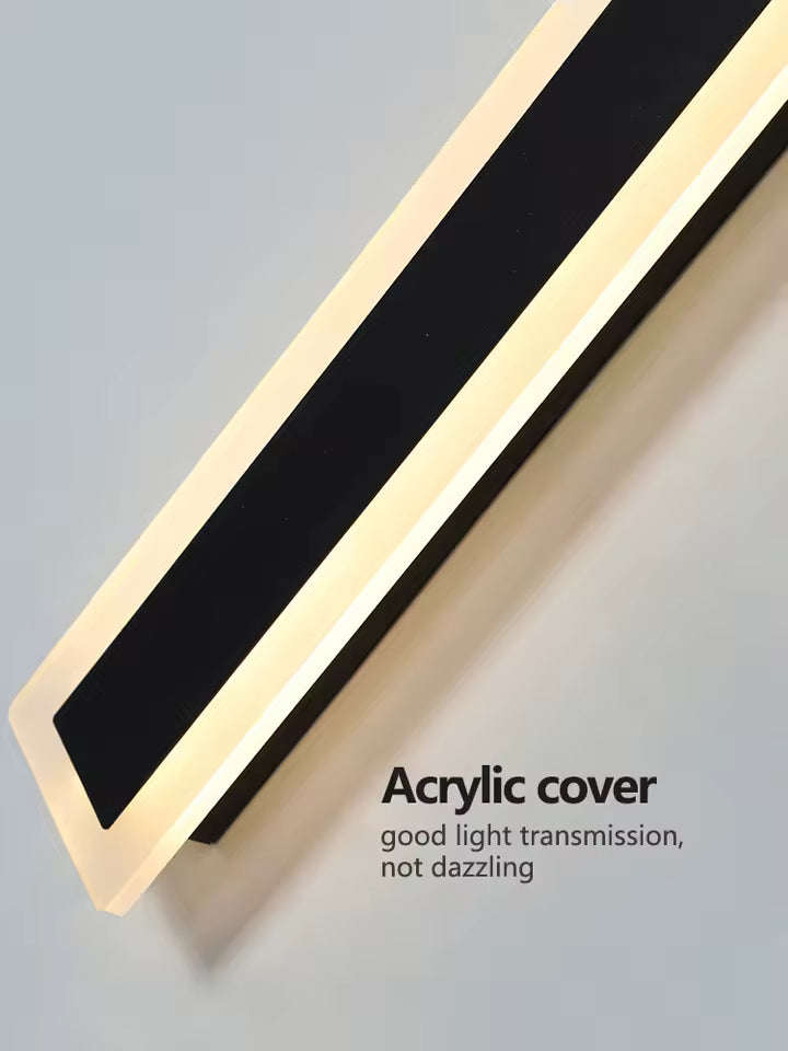 GlobalGoodsBox™ Minimalist Outdoor Waterproof LED Wall Lamp – IP65 Aluminum Light for Garden, Porch, Facade