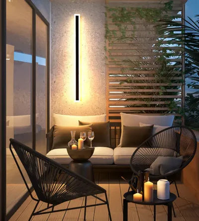 GlobalGoodsBox™ Minimalist Outdoor Waterproof LED Wall Lamp – IP65 Aluminum Light for Garden, Porch, Facade