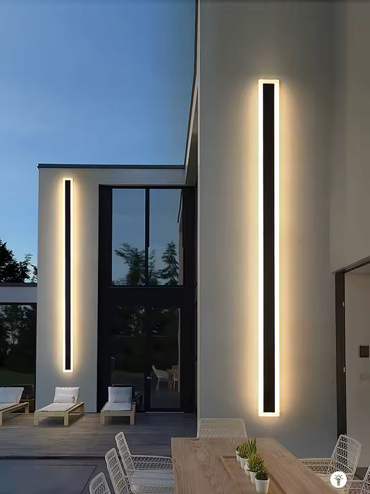 GlobalGoodsBox™  Minimalist Outdoor Waterproof LED Wall Lamp – IP65 Aluminum Light for Garden, Porch, Facade