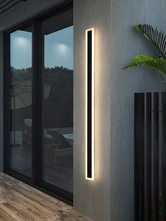 GlobalGoodsBox™  Minimalist Outdoor Waterproof LED Wall Lamp – IP65 Aluminum Light for Garden, Porch, Facade