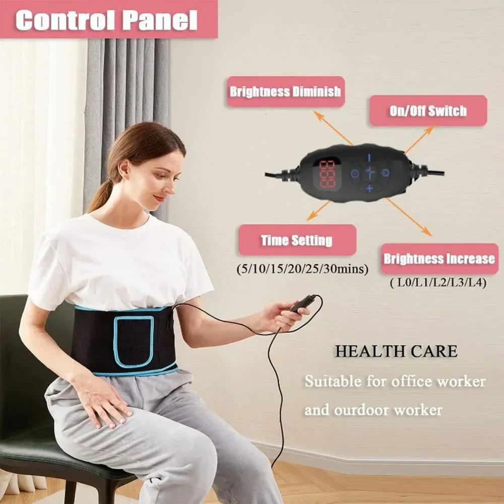 Red Belt™ Infrared LED Therapy Belt for Pain Relief & Slimming