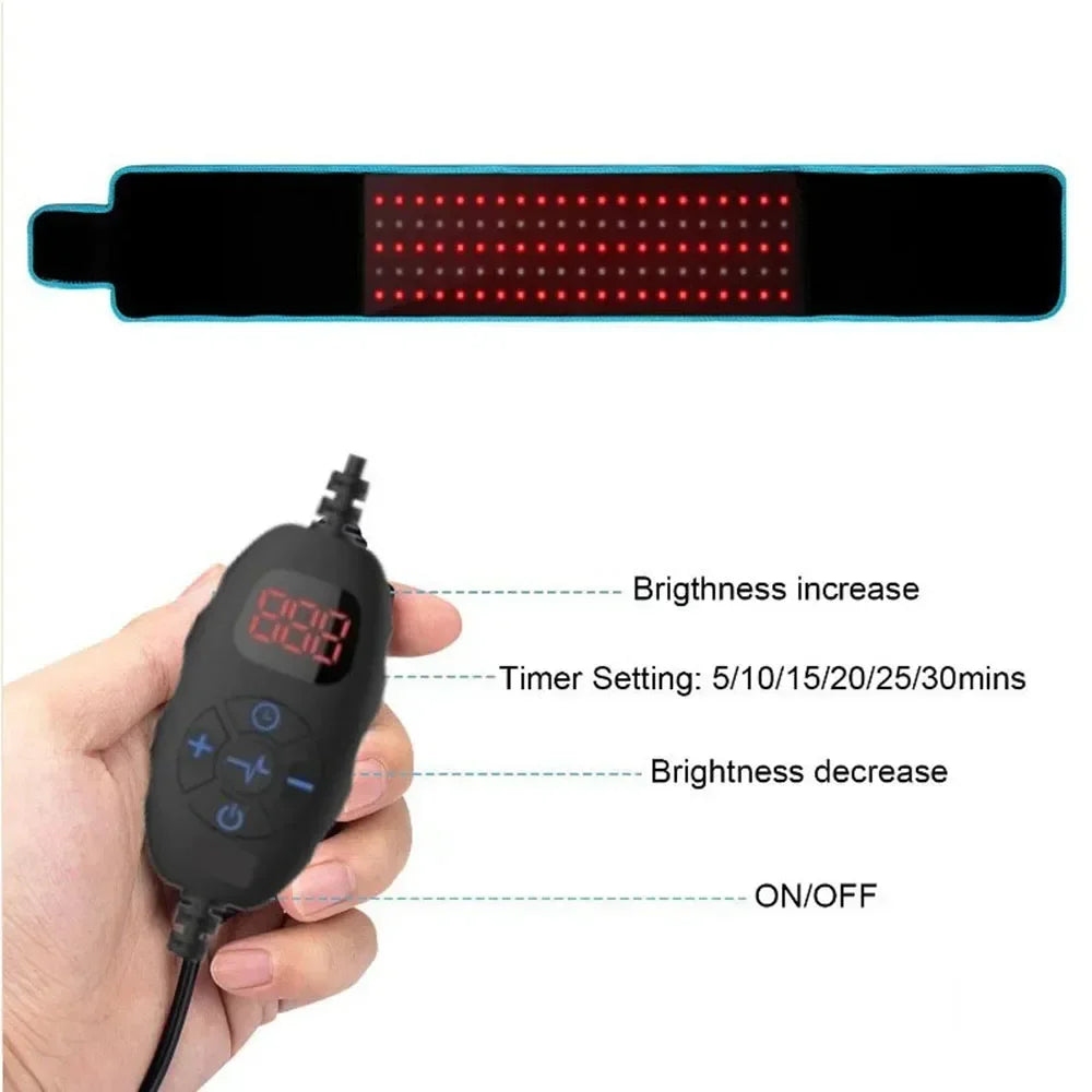 Red Belt™ Infrared LED Therapy Belt for Pain Relief & Slimming