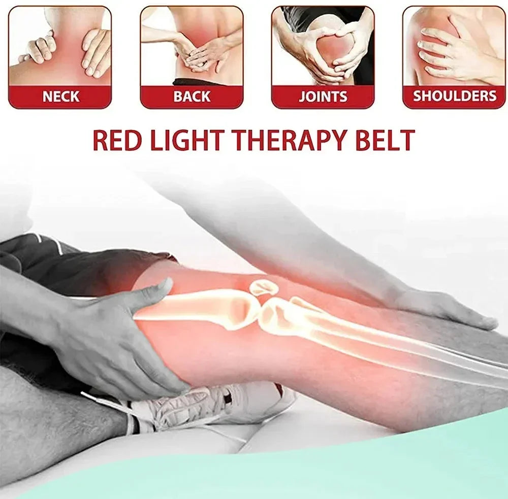 Red Belt™ Infrared LED Therapy Belt for Pain Relief & Slimming